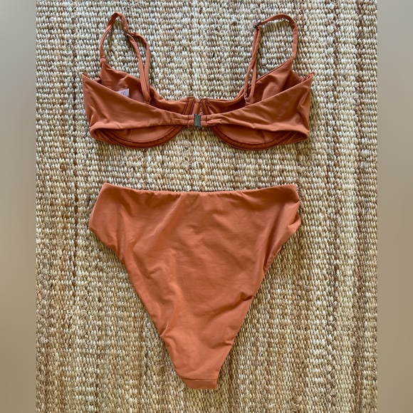 Haight Two Piece Burnt Orange Bikini size M - Picture 2 of 5